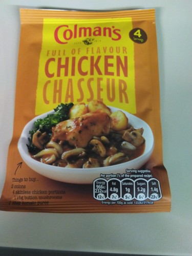 Colman s Chicken Chasseur 43g 8 Till Late Deliver Cardiff