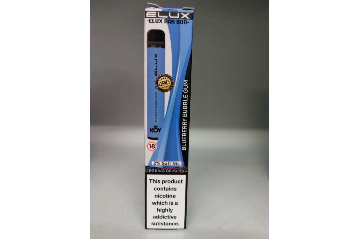 Elux Bar Blueberry Bubble Gum 600 Puffs - 8 Till Late / Deliver Cardiff