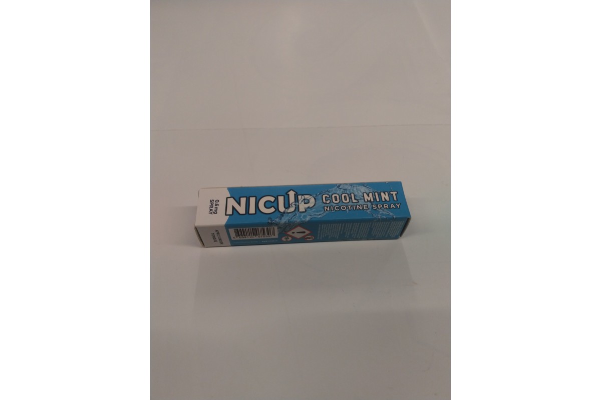 Nicup Cool Mint Nicotine Spray 0.6mg 12ml - 8 Till Late / Deliver Cardiff