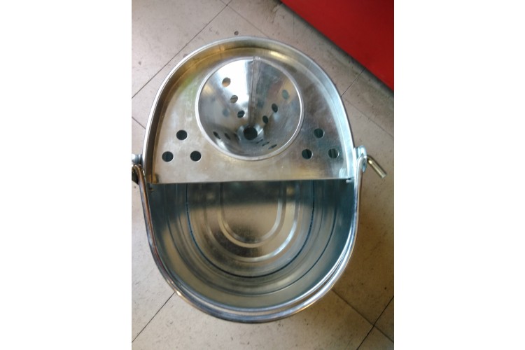 10Litre Galvanised Metal Mop Bucket