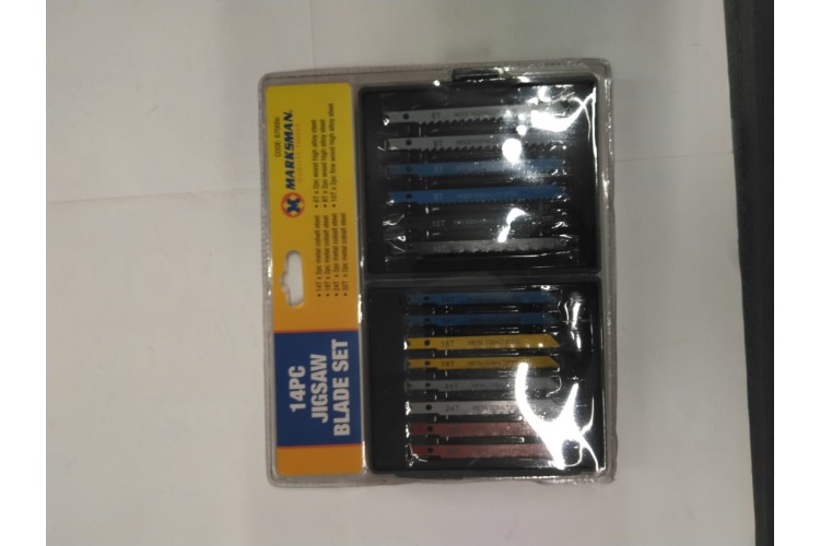 14PC Jigsaw Blade Set Marksman