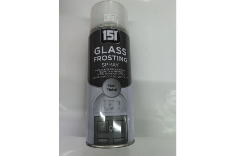 151 Glass Frosting Spray Matt Finish 400ml