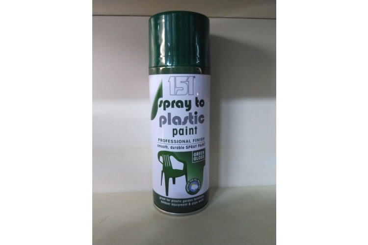 151 Green Gloss Spray To Plastic Paint 400ml