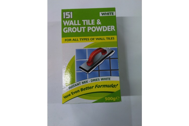151 Wall Tile & Grout Powder White 500g