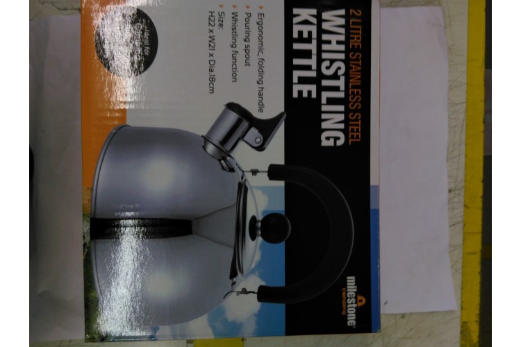 2 LITRE STAINLESS STEEL WHISTLING KETTLE