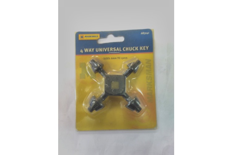 4 Way Universal Chuck Key