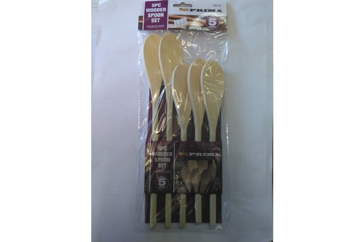 5PC Wooden Spoon Set