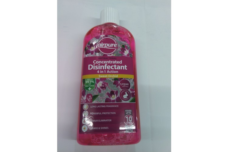 Airpure Antibacterial Concentrated Disinfectant 4 in 1 Action Sweet Orchid 240ml