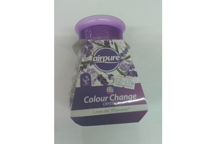 Airpure LED Colour Change Crystals Lavender Moments 300 g