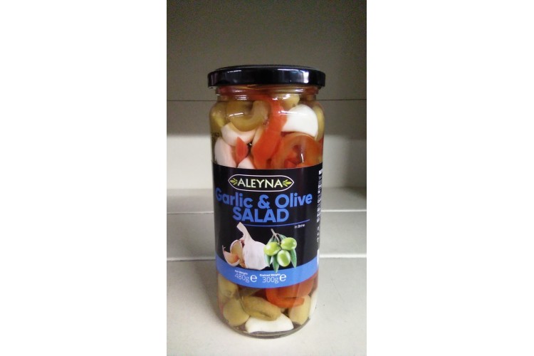 Aleyna Garlic & Olive Salad 480g