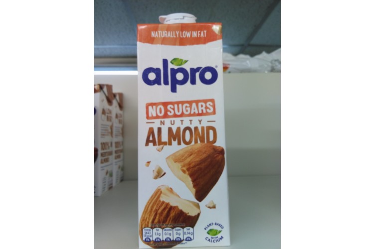 Alpro No Sugars Nutty Almond Milk 1L