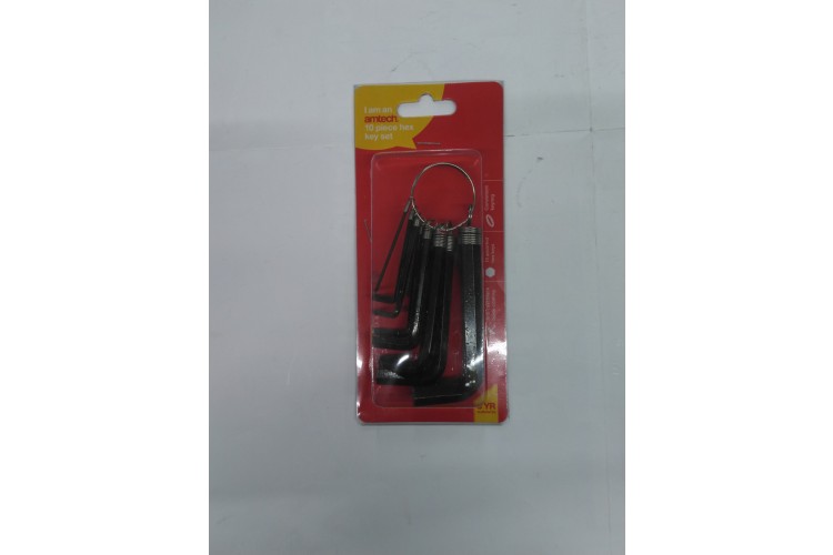 Amtech 10 Piece Hex Key Set