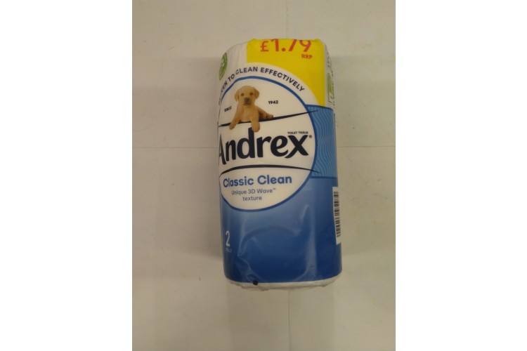 Andrex Classic Clean (2 Rolls)