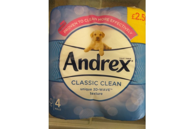 Andrex Classic Clean 4 Rolls
