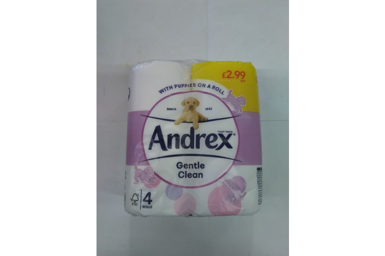 Andrex Gentle Clean (4 rolls)