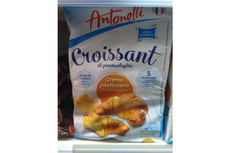 Antonelli Croissant 5 Pack Pastry Cream 250g