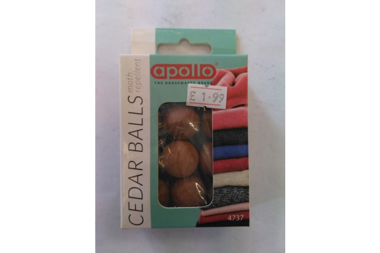 Apollo Moth Cedar Balls 12 pack