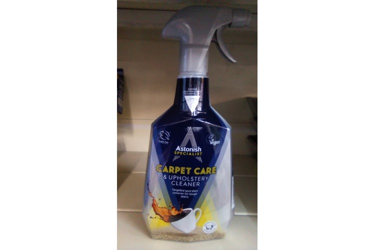 Astonish Carpet Care & Upholstery Cleaners 750ml