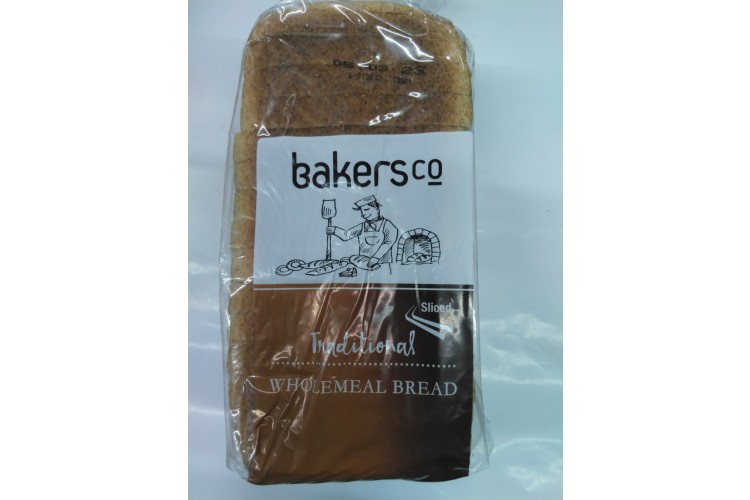 Bakers Co Traditional Wholemeal Bread Sliced 500g