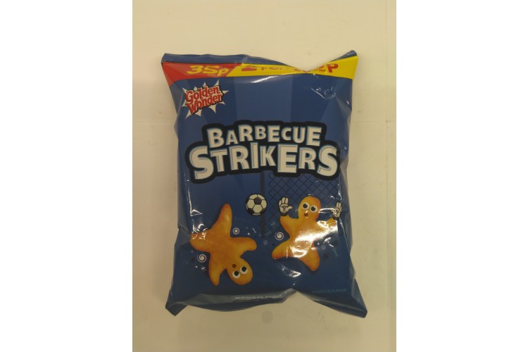 Golden Wonder Barbecue Strikers 22g Pm 35p