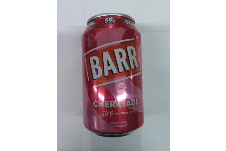 Barr Cherryade No Sugar 330ml Pm 0.59p