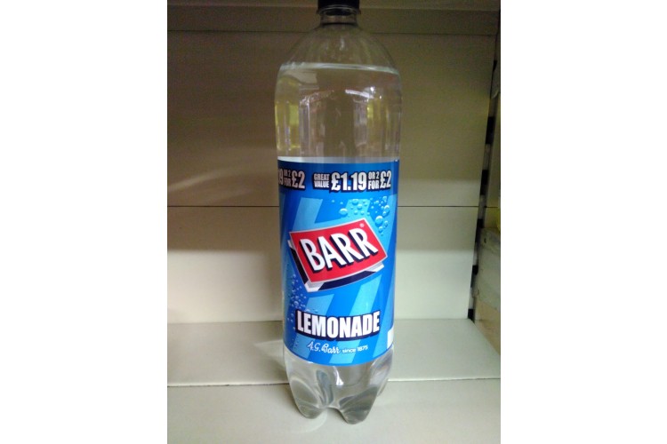 Barr Lemonade 2Ltr PM 2 FOR £2