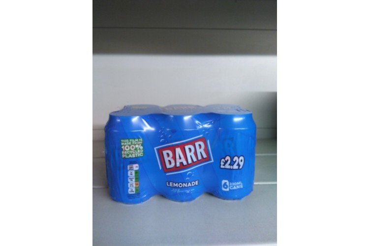 BARR Lemonade 6pk 330ml GB