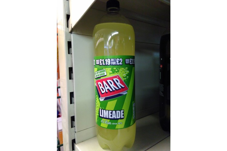 Barr Limeade 2 Litre Low On Sugar 