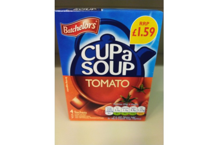 Batchelors Cup a Soup Tomato 4 Sachets 93g