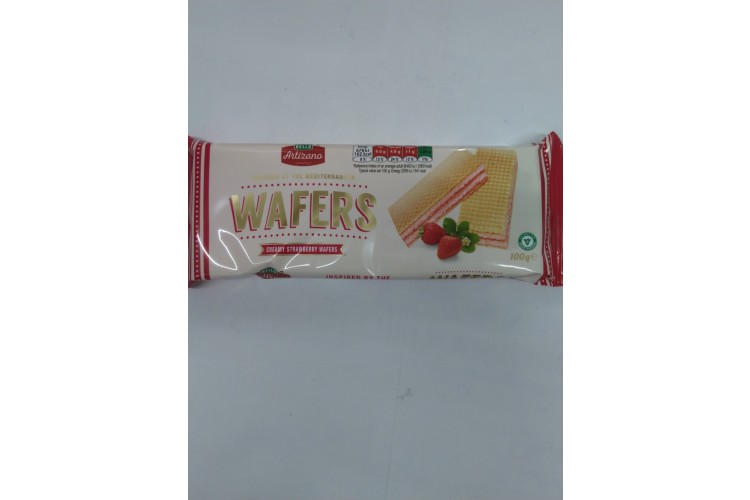 Bello Artizano Wafers Creamy Strawberry Wafers 100g