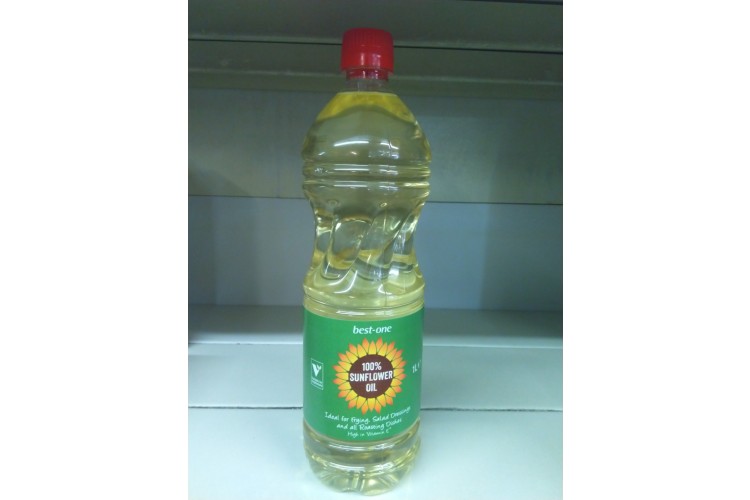 Best One 100% Sunflower Oil 1Litre