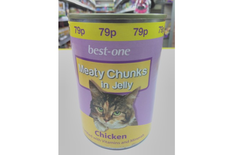 BEST ONE MEATY CHUNKS IN JELLY Chicken 400g