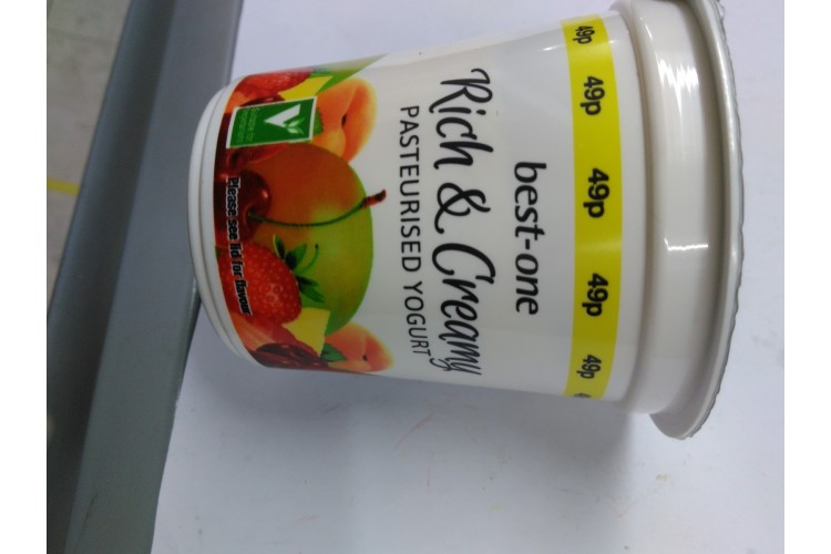 Best-one Rich & Creamy Apricot & Mango Pasteurised Yogurt 150g