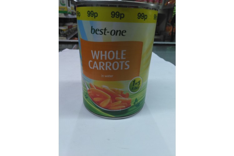 Best One Whole Carrots in water 560g