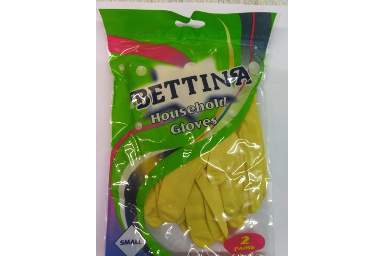 Bettina Household Gloves Small 2 Pairs