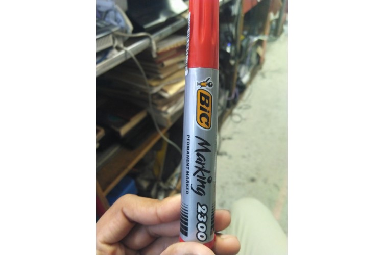 BIC Marking - Permanent Marker Red