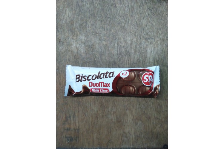 Biscolata DuoMax Milk Choc 44ge