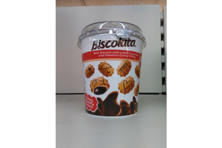 Biscolata Mini Biscuits with a Milk Chocolate and Hazelnut 