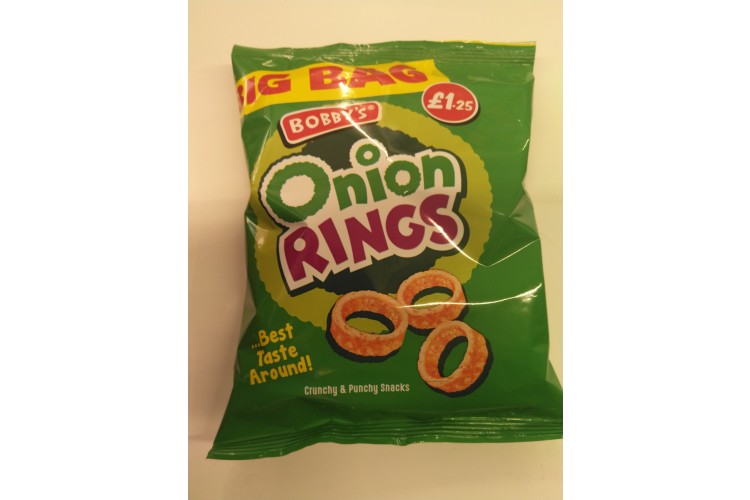 Bobbys Onion Rings Big Bag £1.25 84g