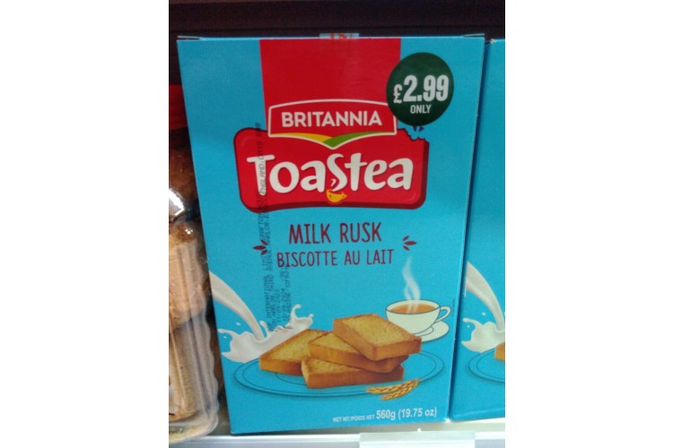 Britannia Toastea Milk Rusk 560g 