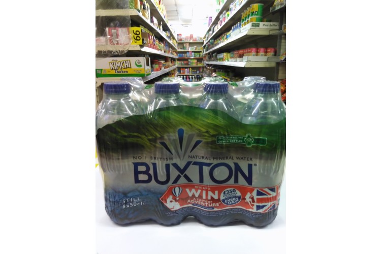 Buxton Natural Mineral Water Still 8X50Cl