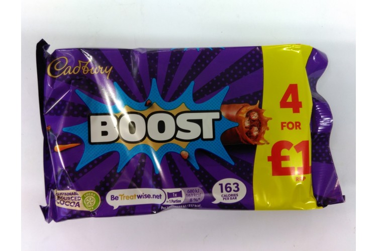 Cadbury Boost 4 pack 31.5g