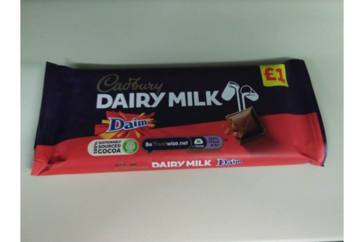 Cadbury Dairy Milk Daim 120g