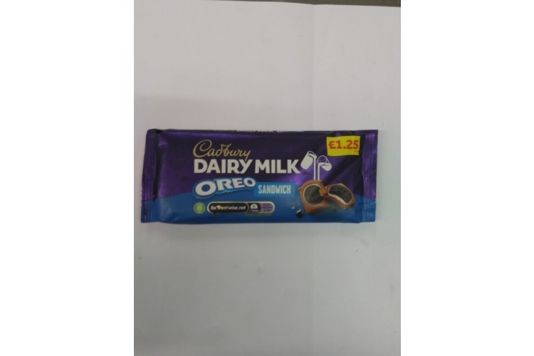 Cadbury Dairy Milk Oreo Sandwich 90g