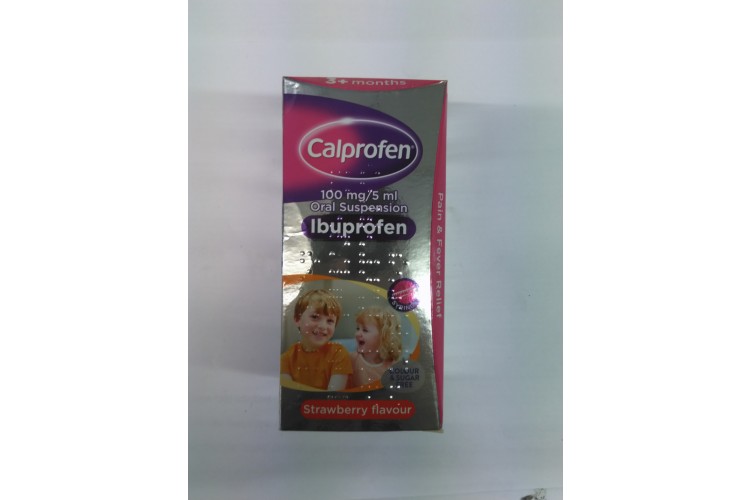 Calprofen Ibuprofen Strawberry 3+ Months 100ml