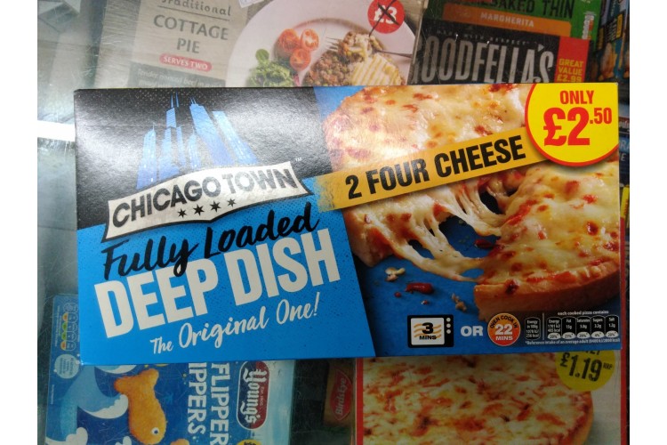 Chicago Town Fully Loaded Deep Dish The Original One 2 Four 2x148g(296g)eCheese 