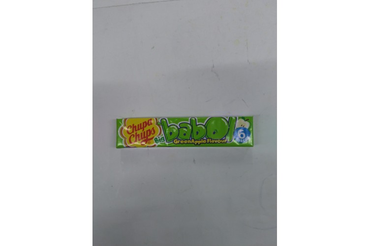 Chupa Chups soft bubble gum Big Babol GreenApple flavour