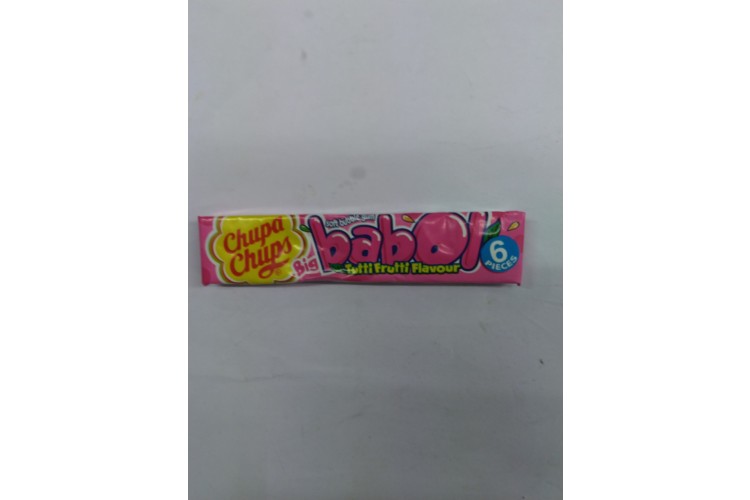 Chupa Chups soft bubble gum Big Babol Tutti Frutti flavour