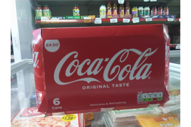 Coca Cola original 6pk 330ml GB