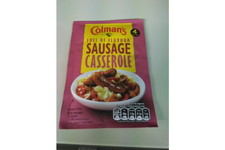 Colman's sausage Casserole 39g